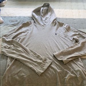 Boys polo hooded shirt